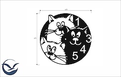 Настенные металлические часы ЧМ-11 