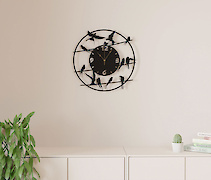 Настінний металевий годинник ЧМ-12 