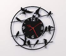 Настінний металевий годинник ЧМ-12 