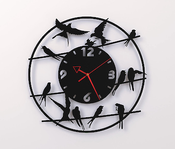 Настінний металевий годинник ЧМ-12 