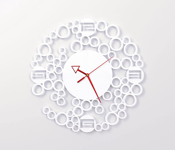 Настінний металевий годинник ЧМ-13 