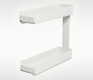 Карго двухуровневое боковое  для модуля 200 мм, белое