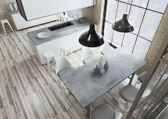 Стільниця Swiss Krono 38 мм 1038 SK Бетон Міленіум 4100x600мм R3