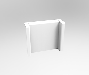 Заглушка для карго 150мм, белый