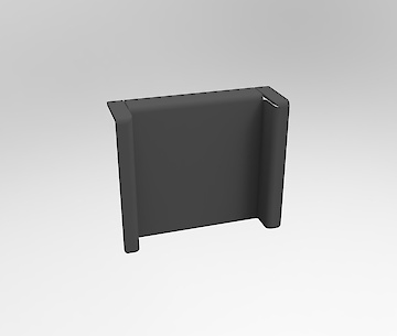 Заглушка для карго 150мм, графит