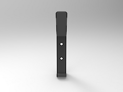 Настінна вішалка універсальна на 1 гачок, графіт