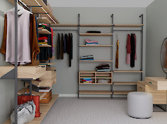 Жердь для гардеробної системи