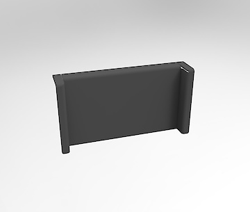 Заглушка для карго 200мм, графит