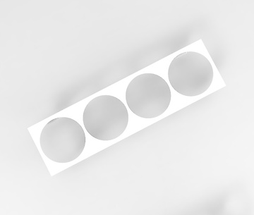 Вставка под бутылки для карго 200мм, белый