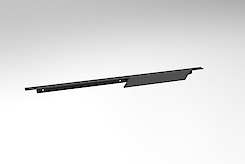 Меблева ручка-профіль торцева для шухляд в гардеробну систему в модуль 700мм, графіт