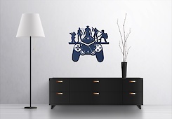 Настінний металевий годинник ЧМ-17 