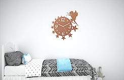 Настінний металевий годинник ЧМ-19 