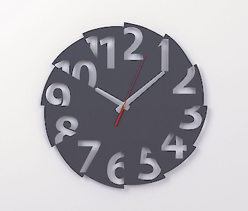 Настінний металевий годинник ЧМ-21 