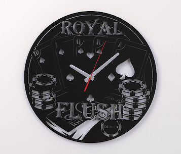 Настінний металевий годинник ЧМ-22 