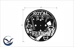 Настенные металлические часы ЧМ-22 
