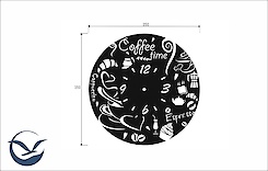 Настінний металевий годинник ЧМ-23 