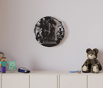 Настенные металлические часы ЧМ-24 