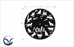 Настенные металлические часы ЧМ-27 