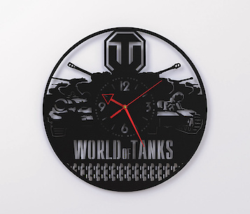 Настінний металевий годинник ЧМ-28 