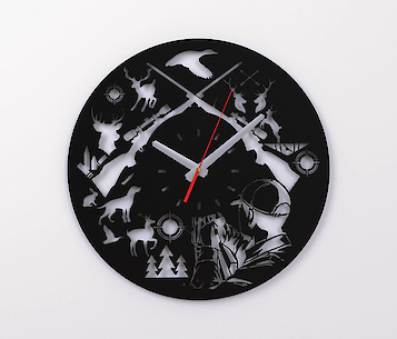 Настінний металевий годинник ЧМ-32 