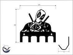 Настінна вішалка декоративна ВМ-63 