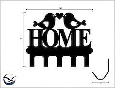 Настінна вішалка декоративна ВМ-60 