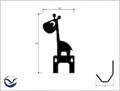 Настінна вішалка декоративна ВМ-66 