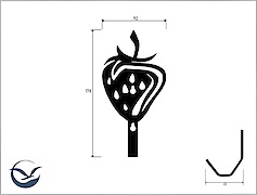 Настінна вішалка декоративна ВМ-77 