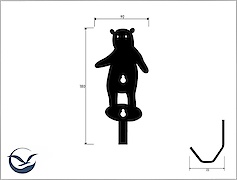 Настенная вешалка декоративная ВМ-78 