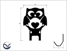 Настінна вішалка декоративна ВМ-79 