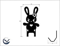 Настінна вішалка декоративна ВМ-80 