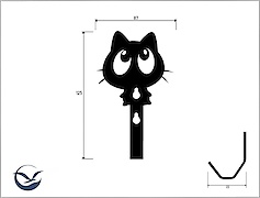 Настінна вішалка декоративна ВМ-91 