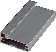 Фасадный алюминиевый профиль Z-4 с приливом Zobal L- 3500мм серебро