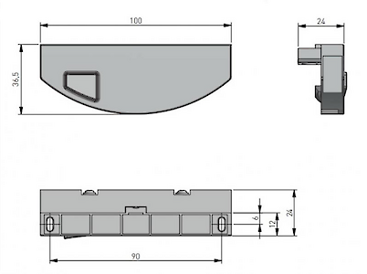GTV AXIS PRO/MB PRO фиксатор внутр. ящика, антрац