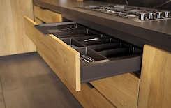 Ящик GTV MODERN BOX PRO низкий H=84 L=450, антрацит