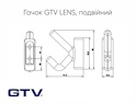 Меблевий гачок GTV LENS, подвійний