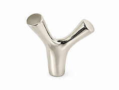 Меблевий гачок GTV TORNA подвійний, інокс