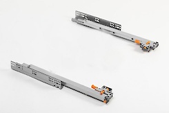 Напрямна прихованого монтажу GTV MODERN SLIDE PRO 2in1 L=500 повного висування з дотягувачем,  (PB-2IN1-3D0SHX18-500-PRO)