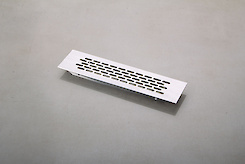 Вентиляційна решітка GTV алюмінієва 60х245мм, інокс