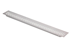 Вентиляційна решітка GTV алюмінієва 60x484мм, інокс  Колір: інокс Матеріал: алюміній Ширина товару, мм: 484