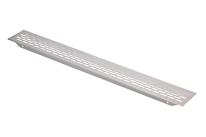 Вентиляційна решітка GTV алюмінієва 60x484мм, інокс