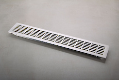Вентиляційна решітка GTV алюмінієва 80х480мм, інокс