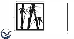 Декоративна картина панно із металу 