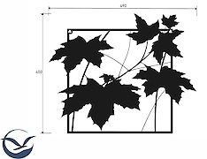 Картина из металла 