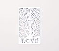Картина из металла "To Love ч.1", белый