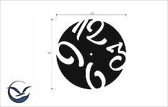 Настенные металлические часы ЧМ-33 