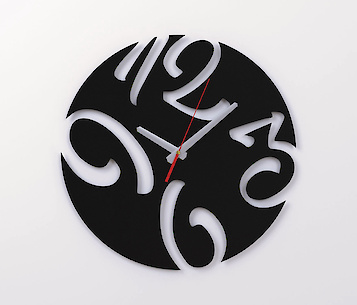 Настінний металевий годинник ЧМ-33 