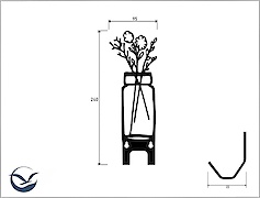 Настінна вішалка декоративна ВМ-56 