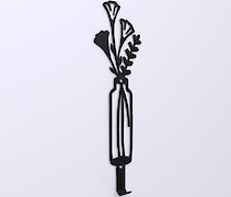 Настінна вішалка декоративна ВМ-57 