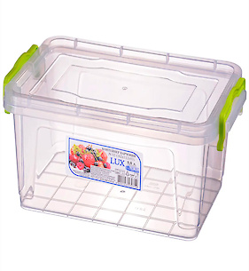 Контейнер плоский Ал-Пластик Lux 0.8 л, 162х112х93
